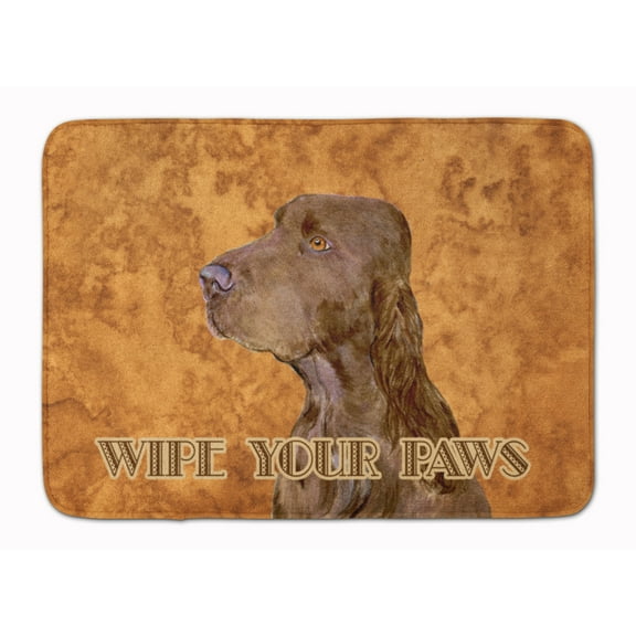 Field Spaniel Wipe your Paws Machine Washable Memory Foam Mat