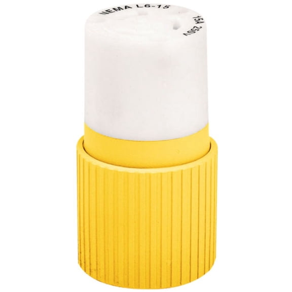 Bryant 4732NCCR, 125V, 15A, 2P, 3W, L5-15R, Locking Device Connector Body, 1 pc