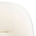 thumbnail image 6 of SAFAVIEH Eleazer Modern Glam Velvet Accent Chair, Cream, 6 of 7