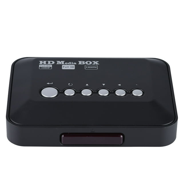 Lecteur Vidéo HD, 1080P HD avec Télécommande IR Lecteur Audio Multimédia, Lecteur Audio Vidéo, AVI pour MP3