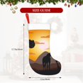 thumbnail image 3 of Cauagu Giraffes Of The African Savannah for Christmas Stockings,1-Pack Large Xmas Stocking Holiday and Farmhouse Stocking Fit for Christmas Holiday Party Decoration(17.7*11 Inch), 3 of 7