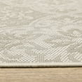 thumbnail image 5 of Avalon Home 6' x 9' Ivory and Gray Floral Outdoor Rug, 5 of 10
