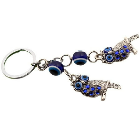 

Turkish Blue Eyes Amulet Wall Protection Hanging Lucky Owl Pendant Wind Chimes