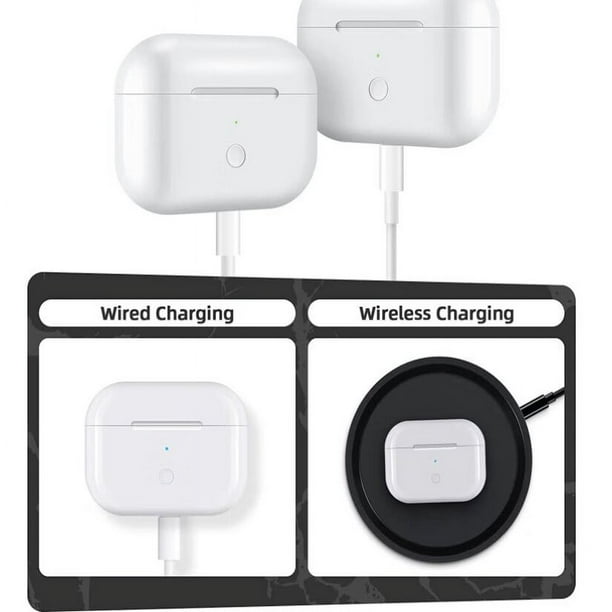 tui de Recharge Sans Fil pour AirPods Pro compatible avec tui de Recharge  AirPods Remplacement Batterie Intgre 660 mAh Bouton de Synchronisation  d'Appairage Bluetooth (Blanc) - Walmart.ca