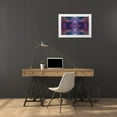 thumbnail image 3 of Jaynes Gallery 24x17 White Modern Wood Framed Museum Art Print Titled - Symmetrical abstract, 3 of 4