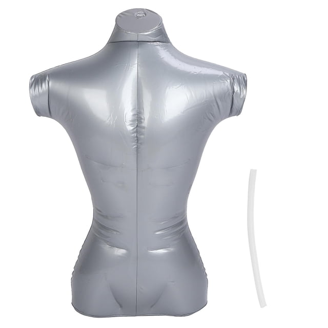 Maniquíes inflables masculinos, modelo de ropa superior del cuerpo, estante de exhibición de ventana para exhibición de ropa