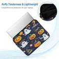 thumbnail image 5 of Quilted Laptop Sleeve for 13-16 Inch Laptops Protective Laptop Case Cover Lightweight Travel & Office Essentials Black Background Halloween Elements, 5 of 8