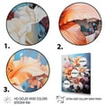 thumbnail image 3 of Designart "Lilies Representation Colorfuled Acrylic IV" Floral Canvas Print, 3 of 5