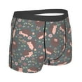 thumbnail image 3 of Bingfone Hedgehogs and Flowers1 Men's Underwear - Casual Stretch Boxer Briefs-Large, 3 of 9