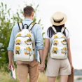 thumbnail image 4 of Easygdp Gnomes Honey Bee Mochila de Lona Resistente para Laptop, Compatible con Laptops de 15 a 17 pulgadas, Ideal para Escuela, Trabajo y Viajes-Small, 4 of 5