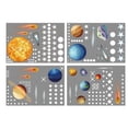 thumbnail image 2 of HOARBOEG 397pcs Luminous Solar System Nine Planets Luminous Stickers Star Meteors Decorative Wall Stickers, 2 of 9
