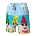 thumbnail image 4 of Fotbe Gnomes On The Beach Trajes de Baño Estampados para Hombre, Shorts de Verano de Secado Rápido, Ropa de Playa, Bañadores-Medium, 4 of 6
