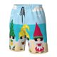 thumbnail image 4 of Fotbe Gnomes On The Beach Trajes de Baño Estampados para Hombre, Shorts de Verano de Secado Rápido, Ropa de Playa, Bañadores-Small, 4 of 6