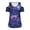 Rose Night, variant on POLERO Women's Cut Out Cold Shoulder Tops Mushroom Daisy Floral Print Summer Short Sleeve Sexy Shirts Travel Beach Hawaii Tunic Soft Lightweight Casual S