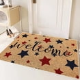 thumbnail image 5 of Letter Printed Independence Day Doormat, Non Slip Entryway Floor Pad, Water Resistant Rug for Front Entrance, Bathroom and Kitchen Indoor Daily Use, 5 of 6