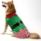 thumbnail image 4 of Ropa navideña para perros Ropa verde para mascotas Chaleco a rayas cálido y cómodo para perros, 4 of 4