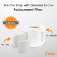 thumbnail image 2 of Accessoires shiyou-USA, Filtre Purificateur d'Air, Humidificateur Évaporatif 2-en-1 & Purificateur d'Air, Lot de 2, 2 of 4