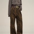 thumbnail image 5 of Pantalones vaqueros holgados de cintura alta para mujer, pantalón informal con bolsillos, estilo Hip-hop, Y2K, primavera 2024, 5 of 5