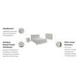 thumbnail image 3 of Seaside Lodge Off-White King Bed, Nightstand and Chest, 3 of 4