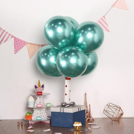 Efavormart 25pcs 12 Chrome Metallic Latex Helium Balloon For