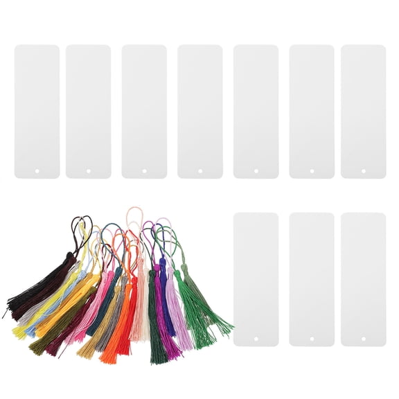 24pcs Paper Bookmarks with Tassel for Book Decoration and Finding Place Perfect for Students and