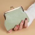thumbnail image 3 of 2024 New Women Retro Buckle Coin Purse Candy Color Short Coin Purse Change Purse, 3 of 5