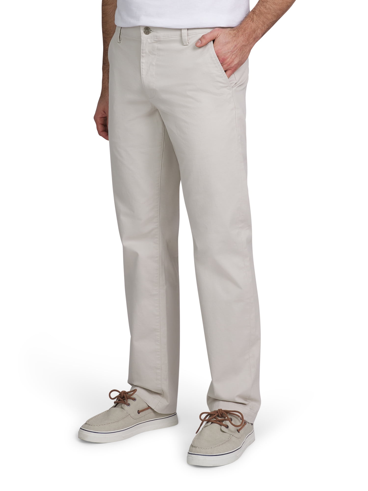 Chaps Men's & Big Men's Twill Chino Pant, Sizes 30-42, 32" Inseam