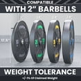 thumbnail image 4 of Synergee Bumper Plates – Durable Olympic Weight Plates, Low-Bounce Rubber for Strength Training, Powerlifting, and Functional Workouts., 4 of 6