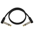 thumbnail image 1 of Cable de Conexión para Guitarra D'Addario Classic Series Negro Ángulo Recto 2 Pies, 1 of 2