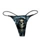 thumbnail image 2 of Gibobby Bragas elásticas Calzoncillos sexis para mujer, calzoncillos sexis cómodos con patrón, calzoncillos sexis tiro bajo, calzoncillos sexis suaves a la con espalda en T（Azul marino， XL), 2 of 5