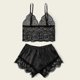 thumbnail image 4 of Women New Sexy Fashion Lace Lingerie Silk Underwear Sleepwear Pajamas Satin, 4 of 4
