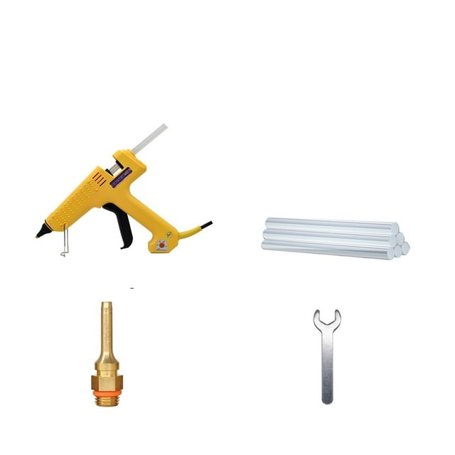 Professional 250W Hot Melt Glue Gun Adjustable Temperature High Power Silicone Gun Set Using 11MM Glue Stick 2.0MM Copper Nozzle ,Fast Heating