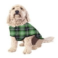 thumbnail image 4 of Family Matching Christmas Pajamas Set  Tree Letter Print Long Sleeve Tops Plaid Pants Green Holiday Sleepwear 2Pcs Set, 4 of 6