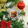 thumbnail image 4 of Metal Snowflake Christmas Ornaments Birds Pumpkin And Fall Leaves Ornament Keepsake Holiday Present Thanksgiving Autumn Halloween Personalized Christmas Ornaments Best Gifts for Christmas, 4 of 8