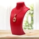 thumbnail image 1 of Expositor de Collares Joyas en apariencia de Busto, Maniquíes Busto Colgante Collar, Soportes de Cadena con Base Firme, ía Accesorio Soporte - Rojo 12.5x23cm Rojo 125x23cm, 1 of 5