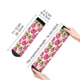 thumbnail image 4 of Fuzoiu Rose Flowers Print Adult Socks, Crew Moisture-wicking Socks, Unisex Cushion Crew Socks,Casual Sports Ankle Socks, 4 of 7