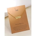 thumbnail image 4 of Men's 1pc Fashionable Stainless Steel 12 Constellation Letter Charm Necklace For Women For Birthday Gift, For Jewelry Gift And Party, 4 of 4