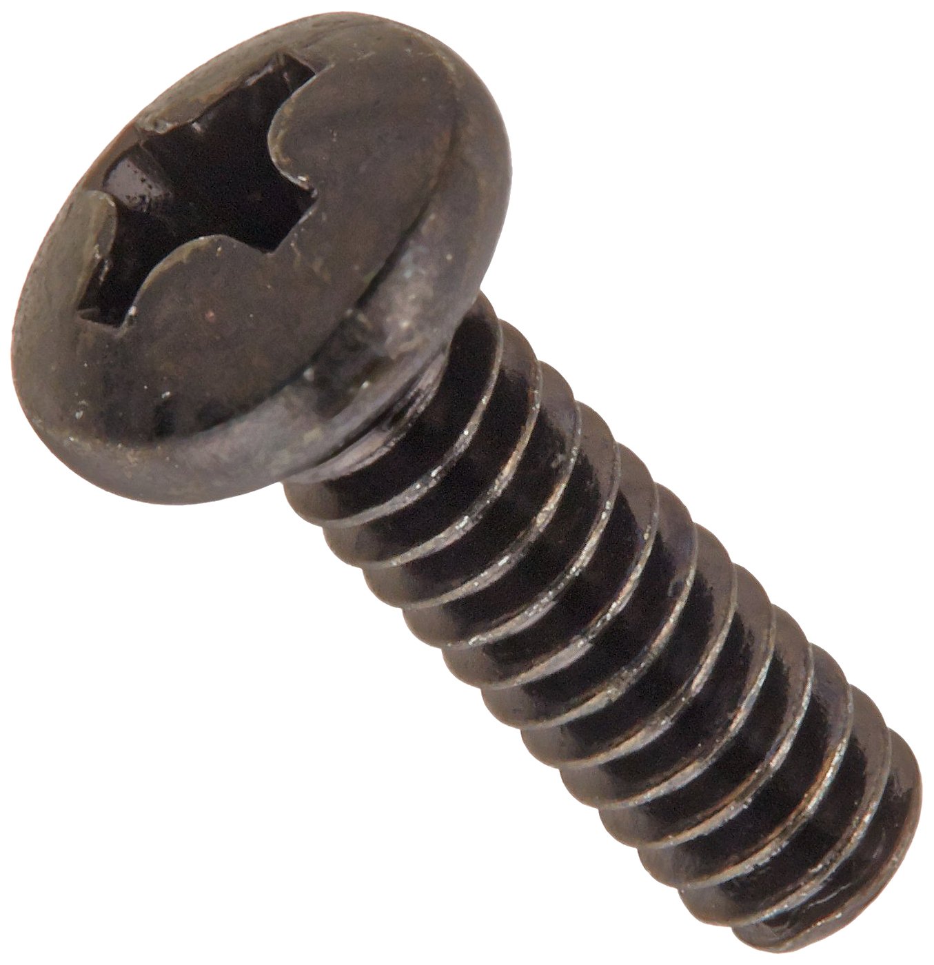 Steel Pan Head Machine Screw Black Zinc Plated Meets Asme B18 6 3 2 Phillips Drive 6 32 Thread Size 7 8 Length Fully Threaded Import Pack Of 100 Walmart Com Walmart Com