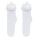 thumbnail image 1 of Calcetines de rejilla encaje Volante Con blanco Zulema Calcetines de encaje de mujer, 1 of 7