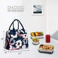 thumbnail image 6 of Flower Lunch Box for Women, 7.5L Reusable Insulated Cooler Cute Lunch Tote Bag for Picnic, 6 of 8