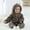 Brown, variant on LSLJS Newborn Baby Snowsuit Winter Hooded Fleece Jumpsuit for Infant Girls Boys
