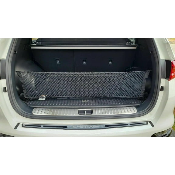 EACCESSORIES EA Trunk Organizer Cargo Net for KIA SPORTAGE 2017-2022 – Envelope Style Cargo Net – Premium Mesh Elastic Car Trunk Organizer Vehicle Carrier Storage – Compatible KIA SPORTAGE 2017-2022