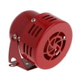 thumbnail image 7 of Techinal 1950s 12V Car Truck Motorcycle Driven RED Air Raid Siren Horn Alarm 50's, 7 of 7