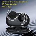 thumbnail image 2 of Auriculares inalámbricos TWS con diadema y batería de larga duración, Bluetooth 5.2, deportivos, con gancho para la oreja abierto, estéreo, inalámbricos, nunca se caen, no son intrauditivos, color n, 2 of 5