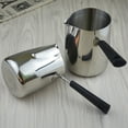 thumbnail image 1 of OUNONA Stainless Steel Cappuccino Pot with Eagle Mouth Design for Coffee Lovers 1Pack, 1 of 2