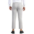 thumbnail image 3 of INSPIRE CHIC Dress Pants for Men's Flat Front Expandable Waist Work Business Trousers 34 Grey, 3 of 5