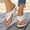 White, variant on Women Flip Flops Sandals, Wedge Holiday No Slip Open Toe Summer Beach Shoes Black Size 6