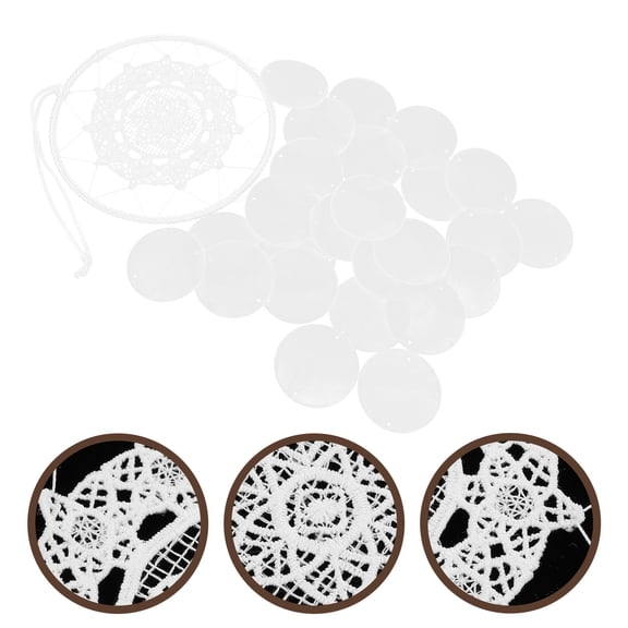 WINOMO Wind Chimes Indoor Wind Chime Transparent for Wedding 100-Pcs