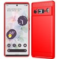 thumbnail image 1 of Funda para teléfono Folmeikat para Pixel 6 Pro de 6,7" roja, TPU delgada, 1 of 7