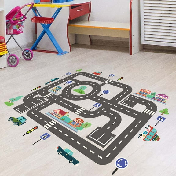 WEAVILUX Wall Stickers Decor Kids Multi Paper 2 Sheets Childrens Bedroom Decoration